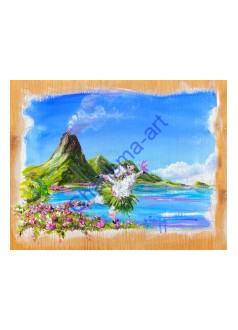 Alohabaaah Hawaiian Hula Dancer Sheep PRINT